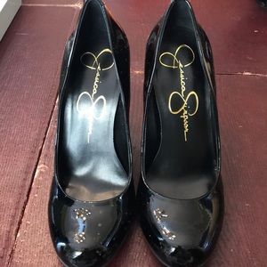 Jessica Simpson black patent pumps!